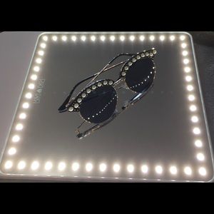 Steve Madden pearl cat eye sunglasses
